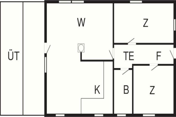 5 Person Holiday Home In R M Kongsmark Екстериор снимка